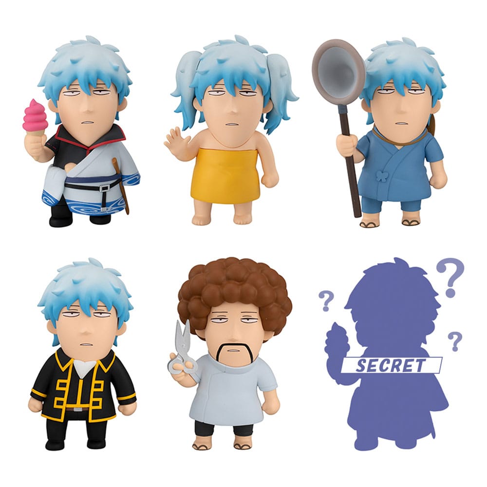 Gintama x Okawabukubu Sammelfiguren We love Ginsan 10 cm Blind Box Sortiment (6)  