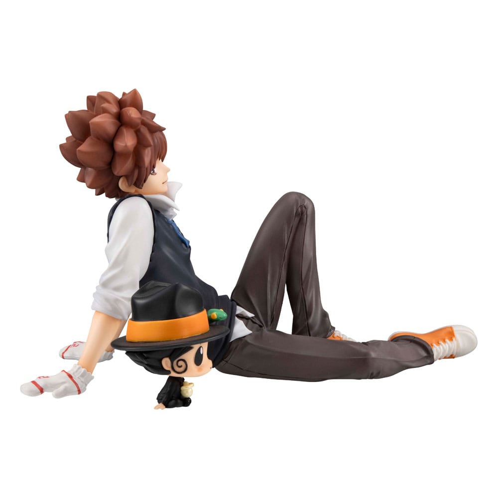 Katekyo Hitman Reborn! G.E.M. Serie PVC Statue Tsuna & Reborn Palm Size 9 cm               