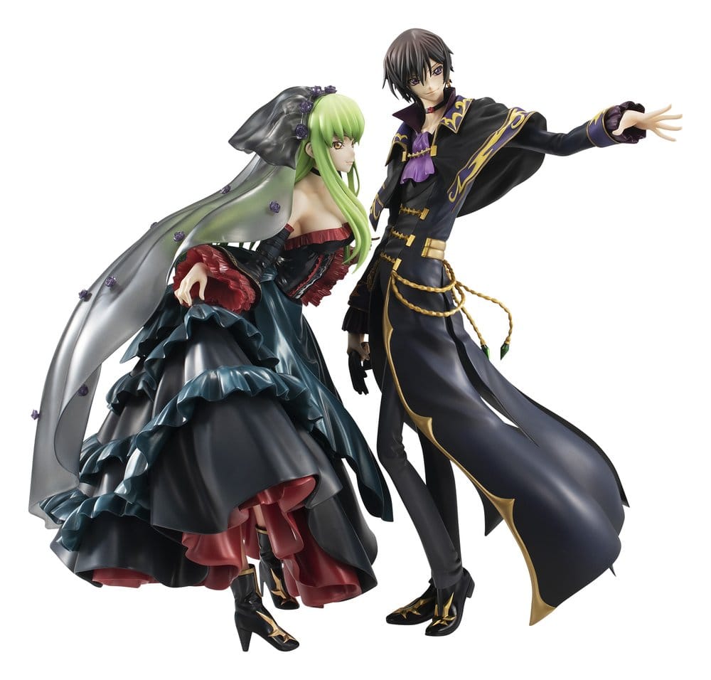Code Geass: Lelouch of the Rebellion Precious G.E.M. Serie Statuen 2er-Pack L.L. & C.C. 20th Anniversary 25 cm