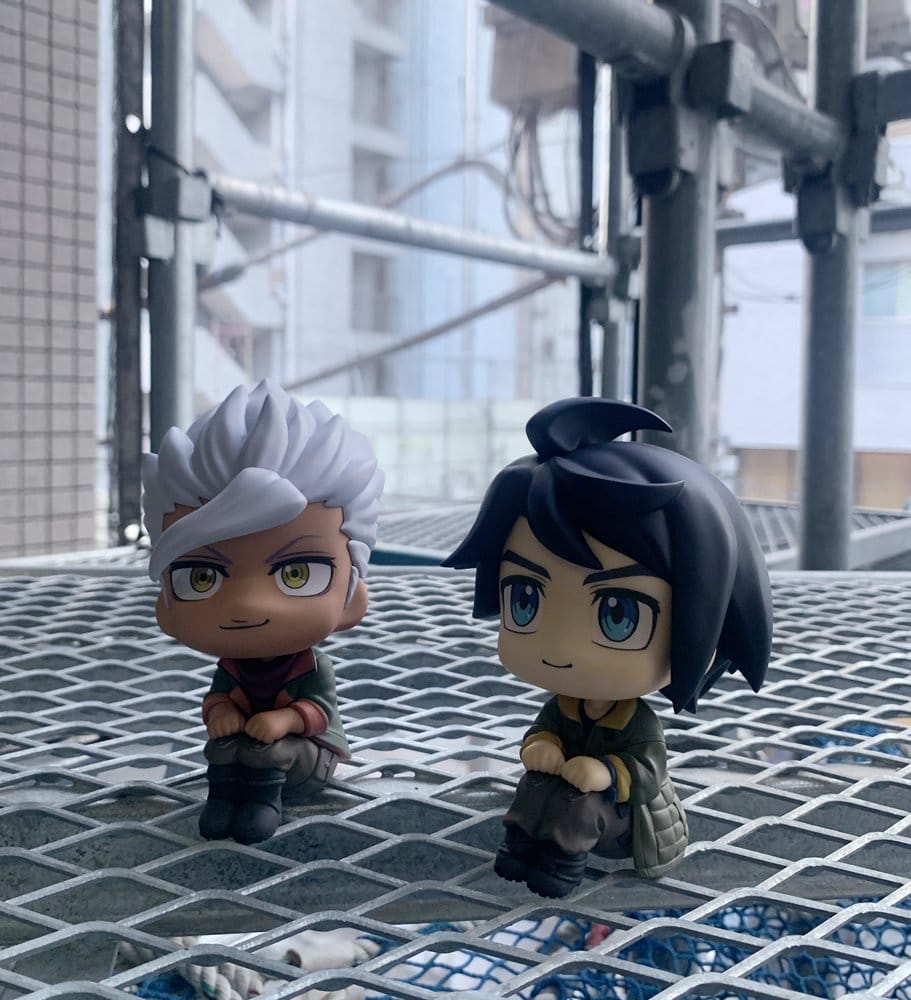 Mobile Suit Gundam Iron-Blooded Orphans Look Up PVC Statuen Mikazuki Augus & Orga Itsuka 11 cm (with gift)             