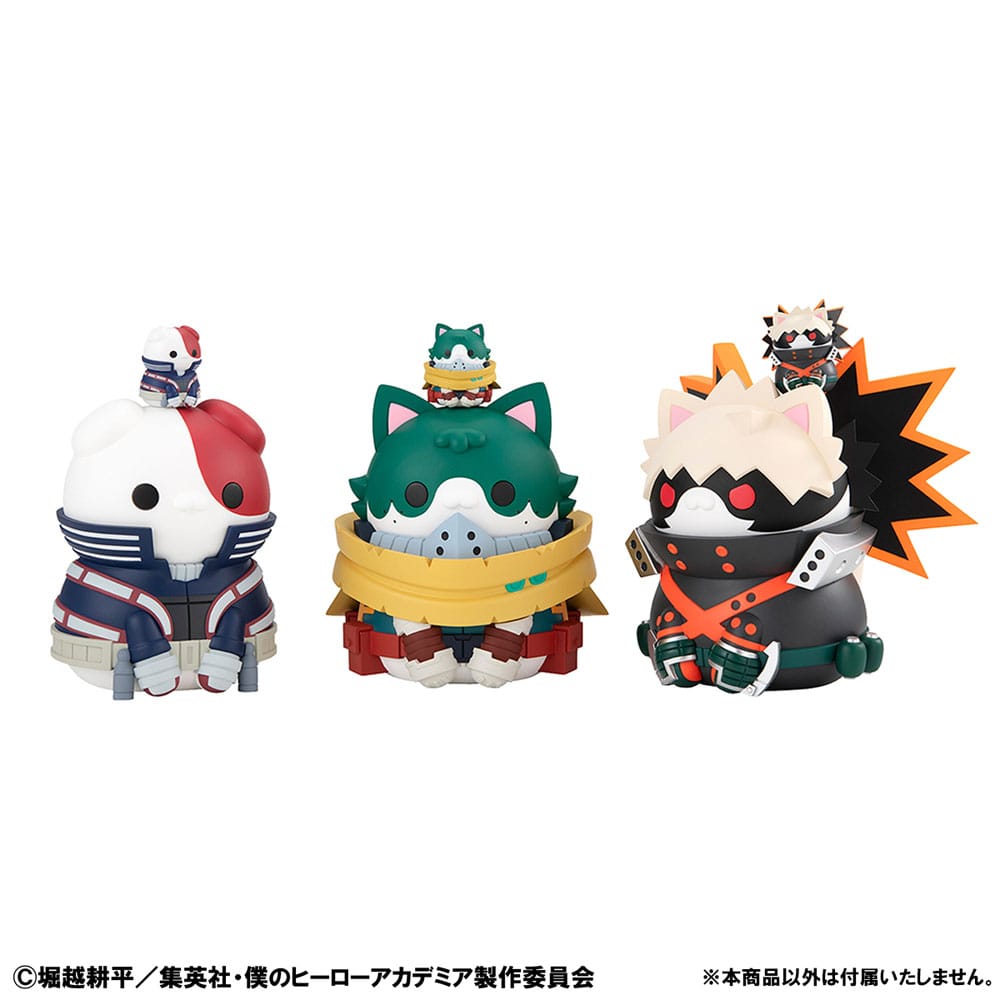 My Hero Academia Mega Cat Project Nyanto! The Big Heroaca Cats Series Series Sammelfigur Shoto Todoroki 12 cm     