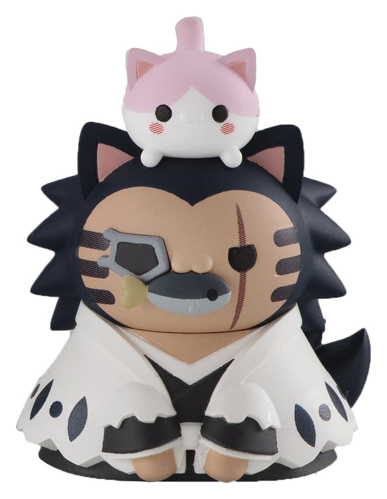Bleach Mega Cat Project Minifiguren 3 cm Thousand-Year Blood War Bleach Nyan Blind Box Display (8) (Repeat)