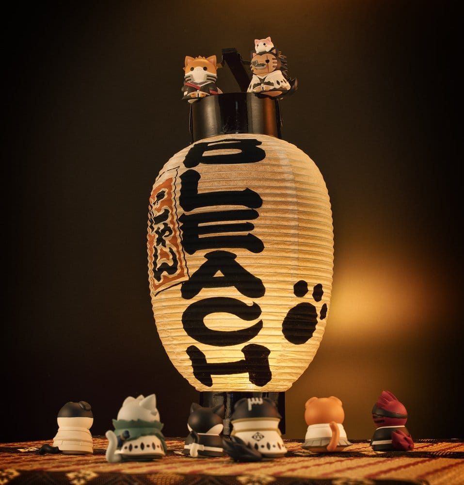 Bleach Mega Cat Project Minifiguren 3 cm Thousand-Year Blood War Bleach Nyan Blind Box Display (8) (Repeat)