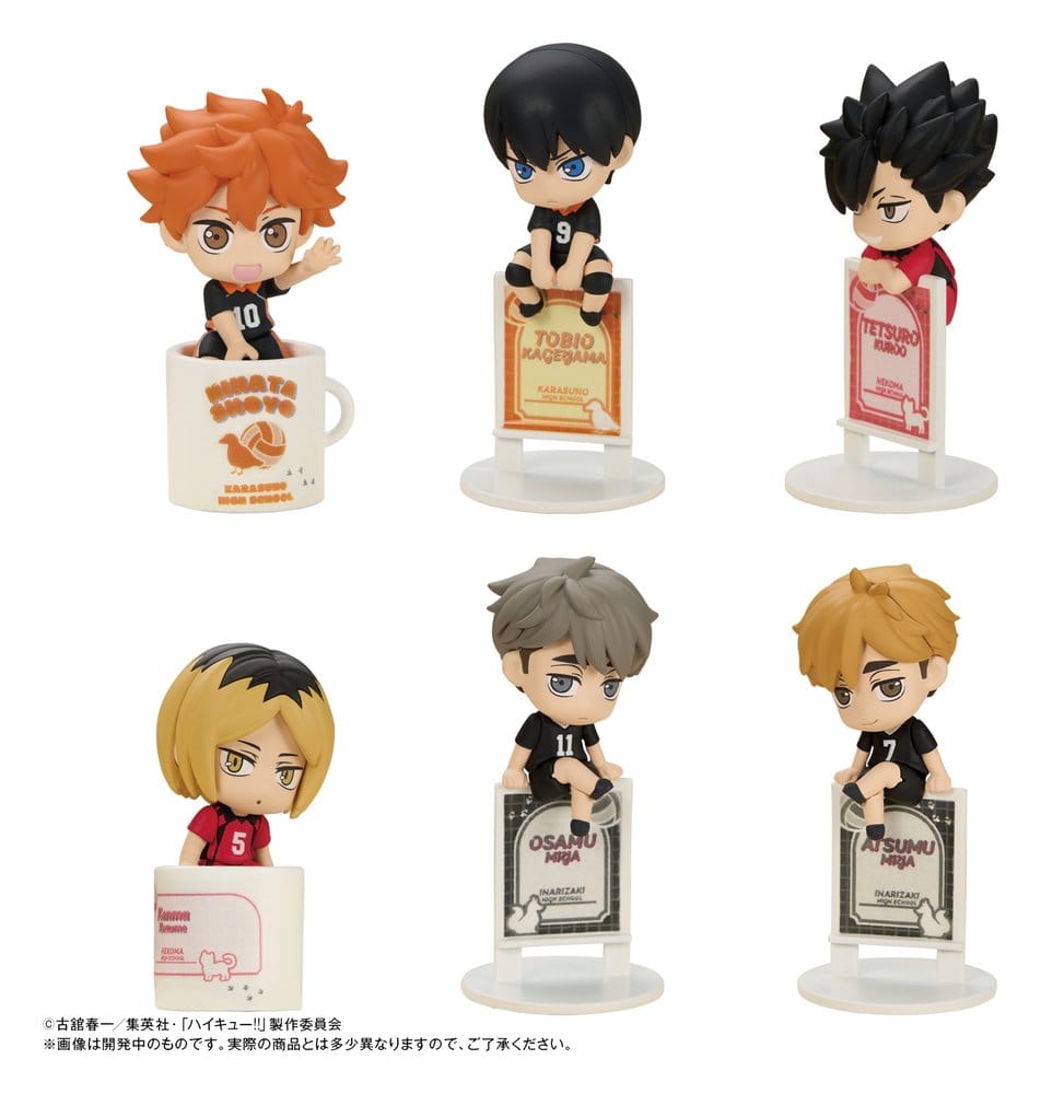Haikyu!! Ochatomo Series Sammelfiguren 4 cm Blind Box Sortiment (6)   