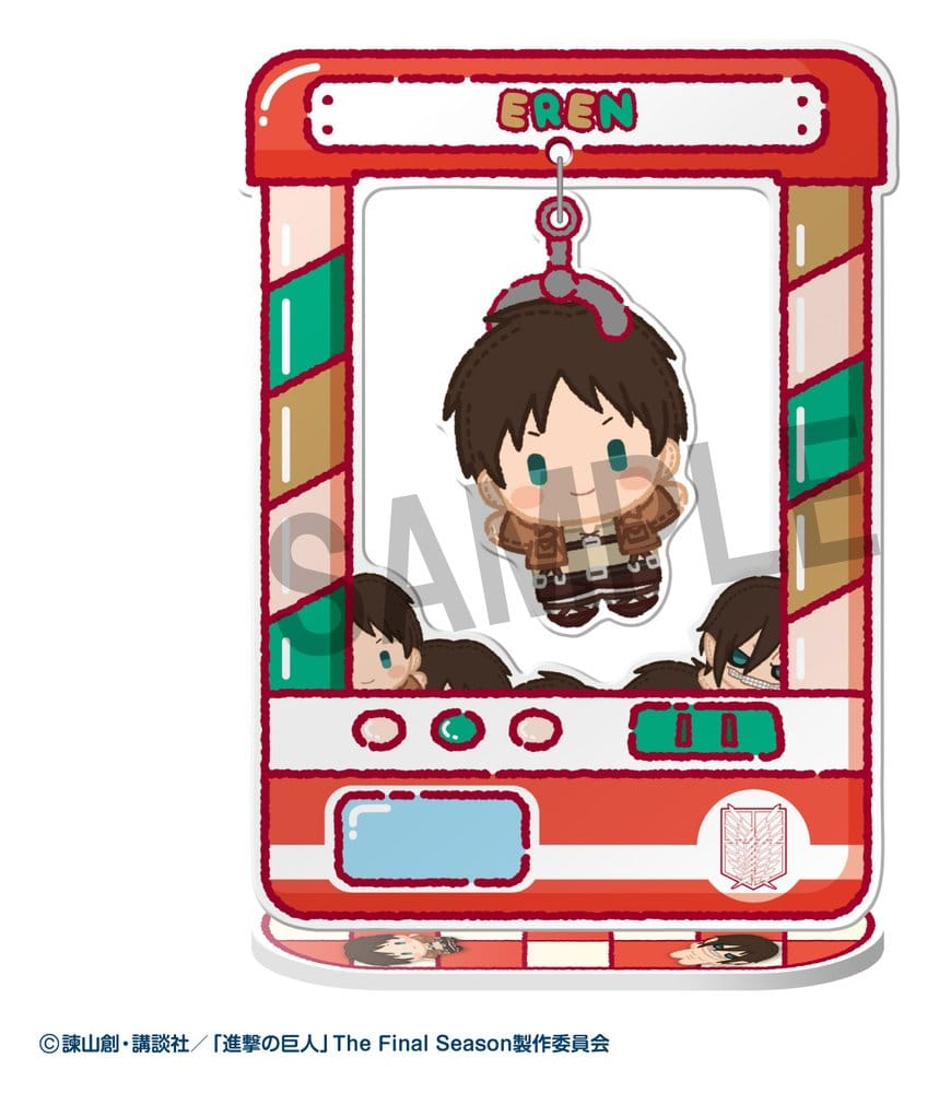 Attack on Titan Acryl Figuren Chara Catcher 9 cm Blind Box Display (8)                   