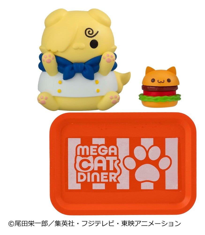 One Piece Mega Cat Project Minifiguren NyanPieceNyan! Diner! 3 cm Blind Box Display (6)