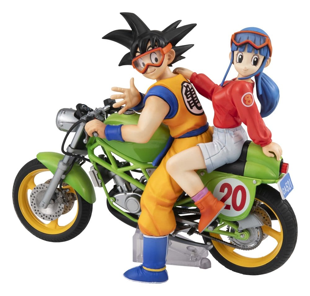 Dragon Ball Z Desktop Real McCoy PVC Figur 05 Son Goku & Chichi Limited Repeat Ver. 15 cm