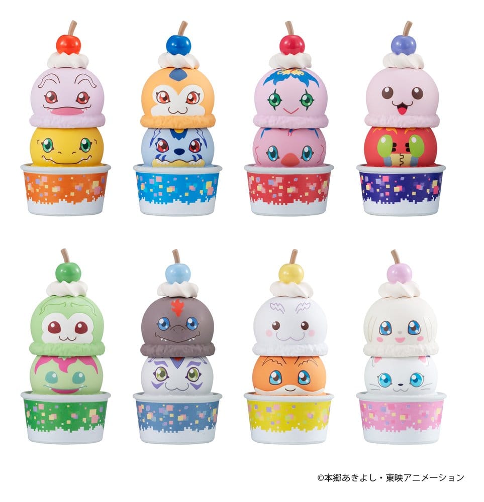 Digimon Adventure Tsumichen Stack up & Change Minifiguren 8er-Pack 8 cm (with gift)