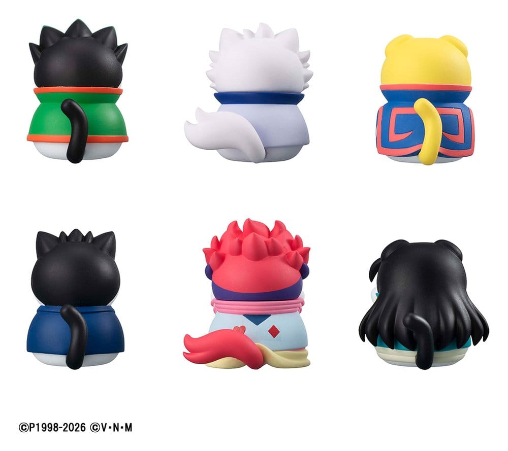 Hunter x Hunter Mega Cat Project Minifiguren Nyanter x Nyanter Hunter x Cat 3 cm Blind Box Sortiment (8)