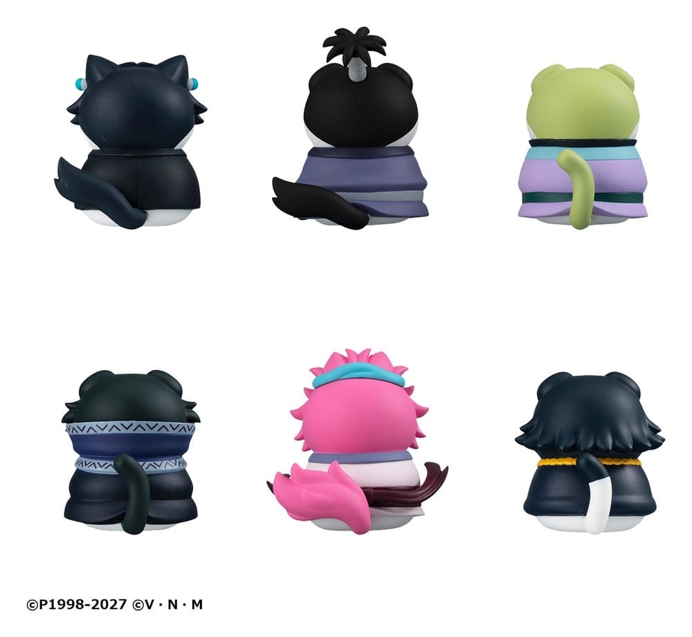 Hunter x Hunter Mega Cat Project Minifiguren Nyanter x Nyanter the Phantom Troupe x Cat 3 cm Blind Box Display (8)