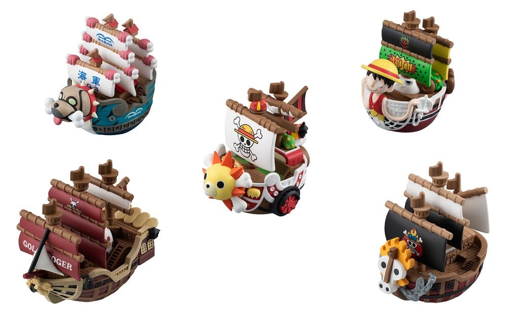 One Piece YuraColle Series Minifiguren 6er-Pack Grand Line Collection Set Vol.3 6 cm