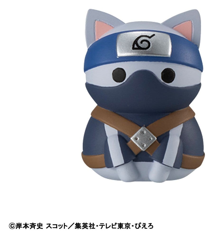 Naruto Shippuden Mega Cat Project Nyaruto! Once upon a time in Konoha village Minifiguren 3 cm Blind Box Display (8) (Repeat)