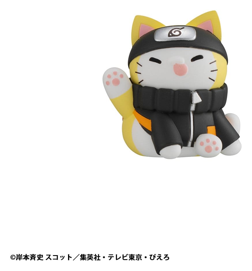 Naruto Shippuden Mega Cat Project Nyaruto! Minifiguren The bond between master and disciple ver. Blind Box Sortiment (8) (Repeat)