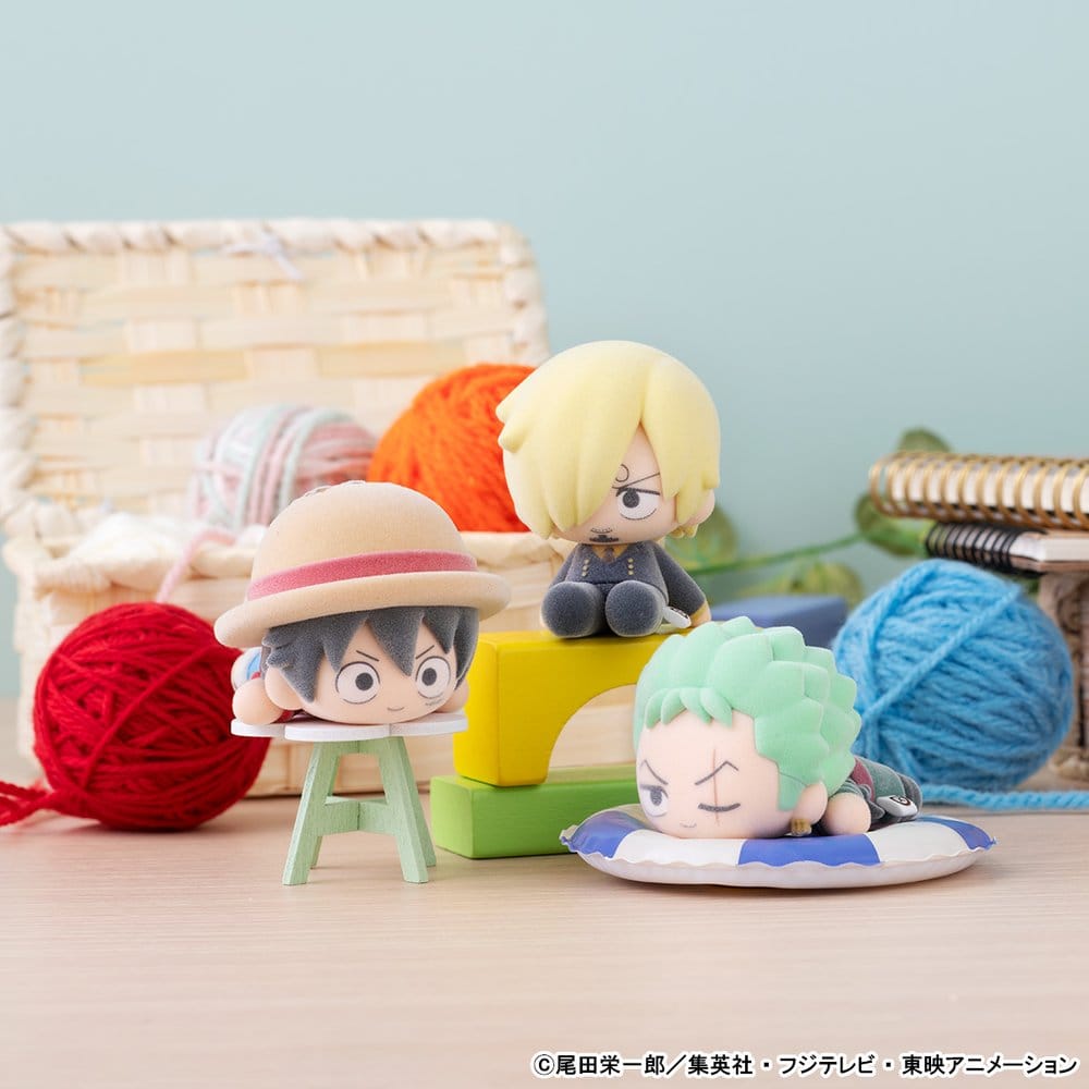 One Piece Nuippo Blind Box Minifiguren 6 cm Display (6)