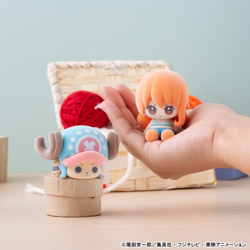 One Piece Nuippo Blind Box Minifiguren 6 cm Display (6)