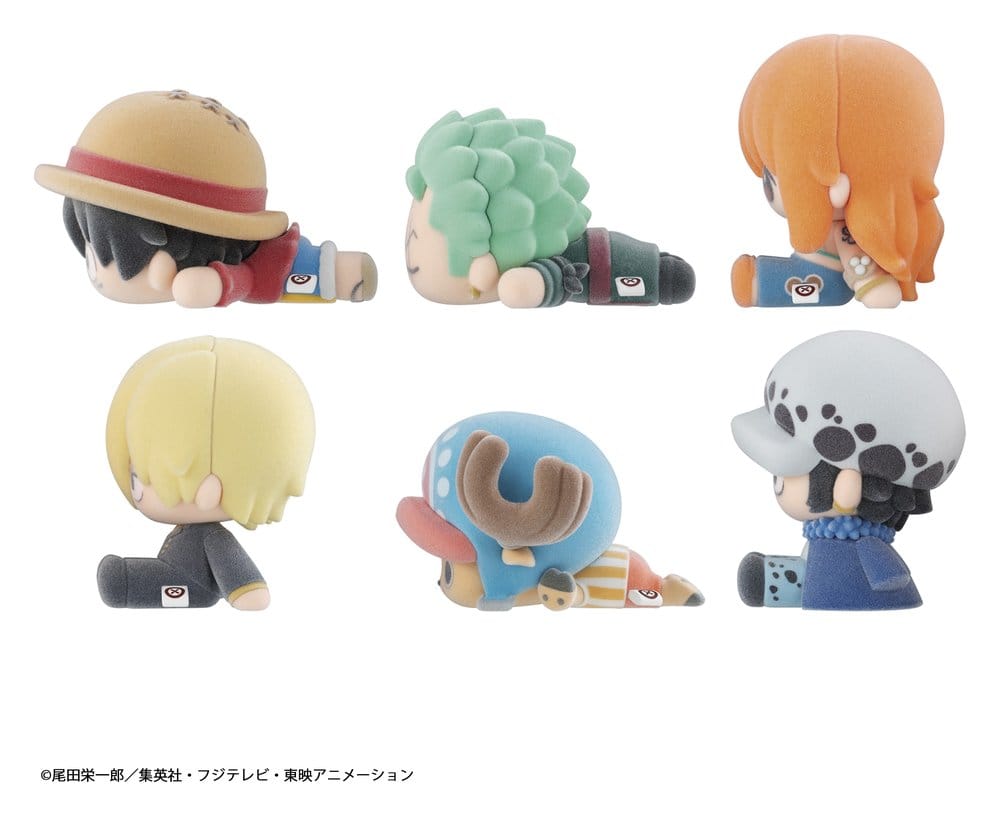 One Piece Nuippo Blind Box Minifiguren 6 cm Display (6)