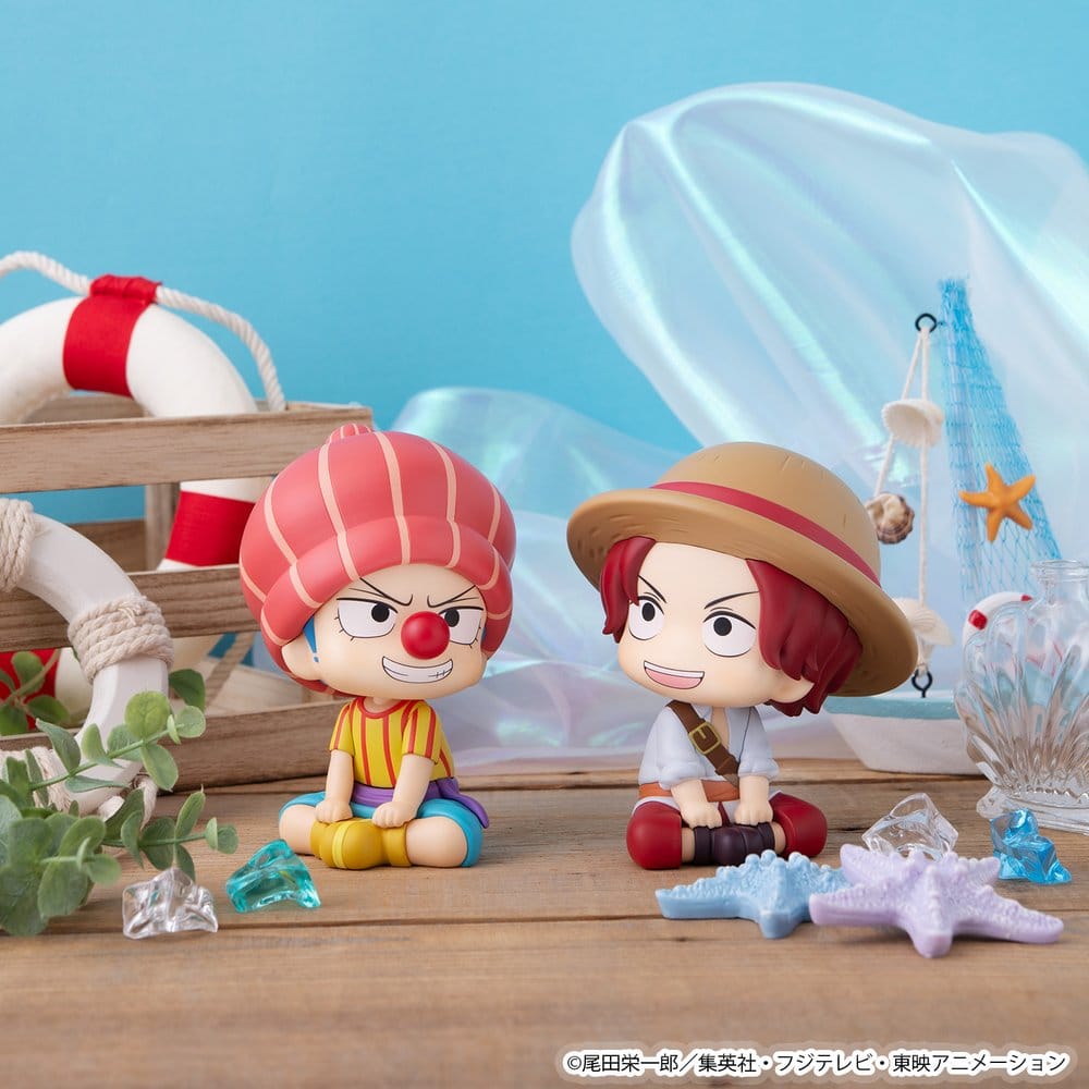 One Piece Look Up PVC Figuren 2er-Pack Shanks & Buggy Childhood Ver. 11 cm (with gift)