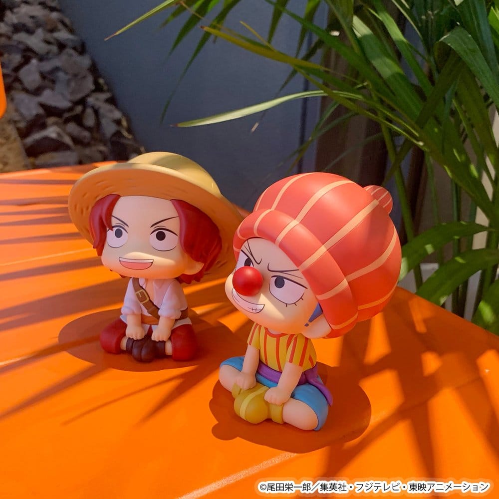 One Piece Look Up PVC Figuren 2er-Pack Shanks & Buggy Childhood Ver. 11 cm (with gift)