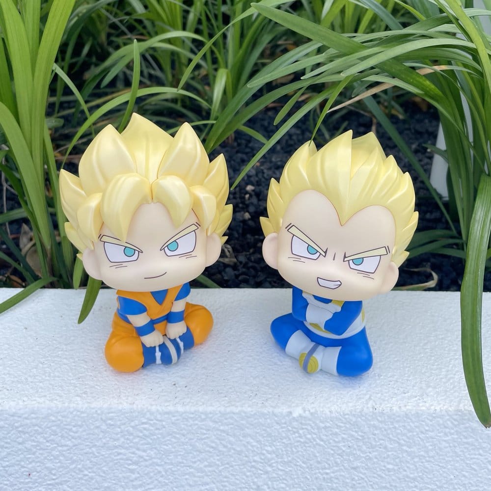Dragon Ball DAIMA Look Up PVC Figuren 2er-Pack Super Saiyan Son Goku (mini) & Super Saiyan Vegeta (mini) 11 cm (with gift)