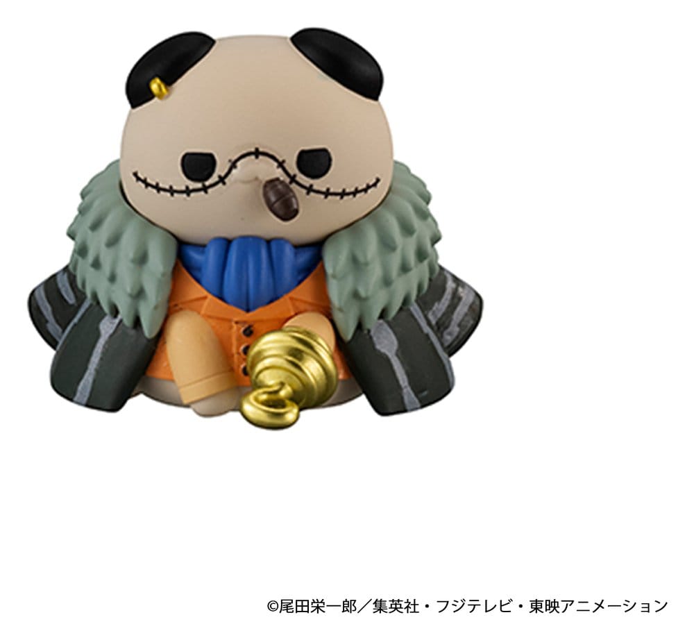 One Piece Mega Cat Project Nyan Piece Nyan! Luffy & the Seven Warlords of the Sea Minifiguren 3 cm Blind Box Display (8) (Repeat)