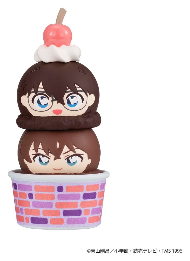 Detective Conan Tsumichen Stack up &amp; Change Minifiguren 8 cm Blind Box Sortiment (6) (with gift)