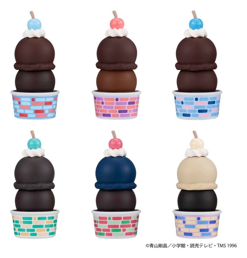 Detective Conan Tsumichen Stack up &amp; Change Minifiguren 8 cm Blind Box Sortiment (6) (with gift)