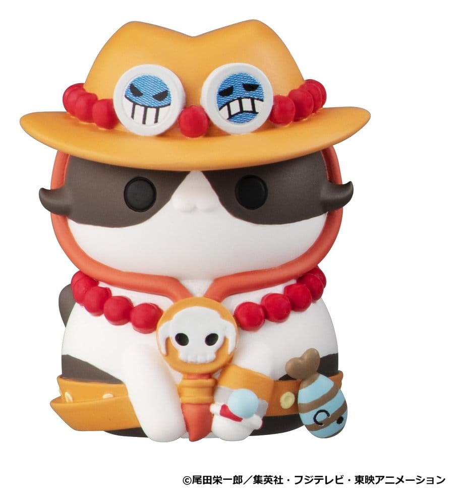 One Piece Mega Cat Project Minifiguren NyanPieceNyan! I'm gonna be king of Paw-rates!! Blind Box Sortiment (8) (Repeat)