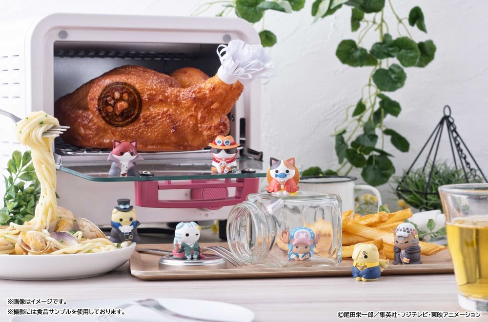 One Piece Mega Cat Project Minifiguren NyanPieceNyan! I'm gonna be king of Paw-rates!! Blind Box Sortiment (8) (Repeat)