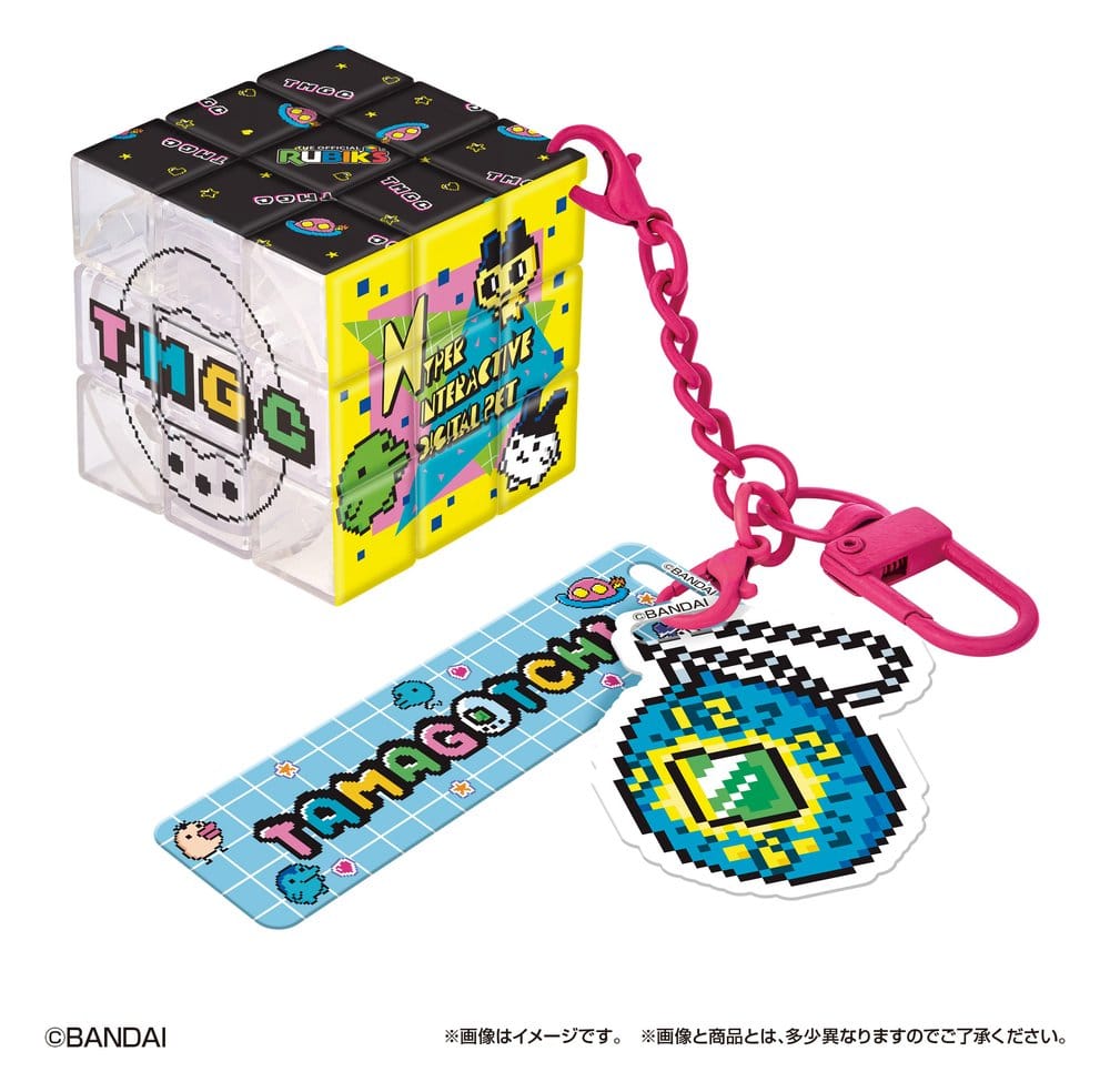 Rubik's ID Schlüsselanhänger Tamagotchi Blind Box Display (6)