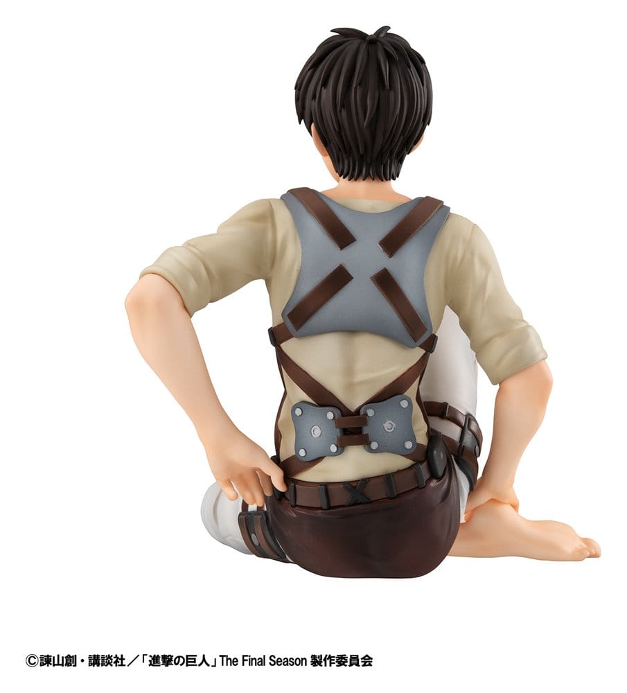 Attack on Titan G.E.M. Series PVC Figur Eren Yeager Palm Size 10 cm