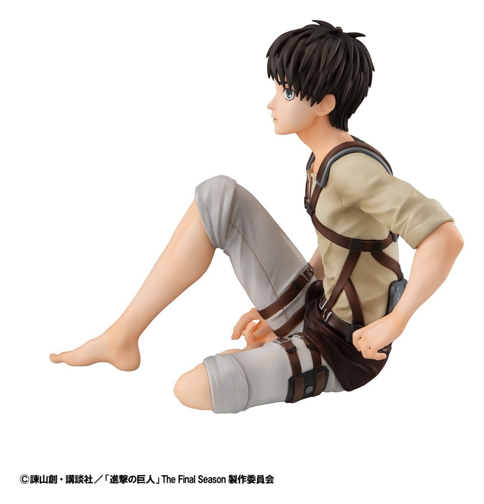 Attack on Titan G.E.M. Series PVC Figuren 2er-Pack Eren Yeager & Squad Captain Levi Palm Size