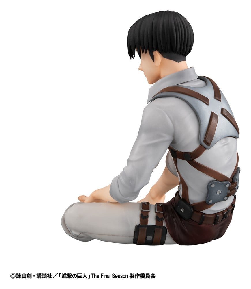 Attack on Titan G.E.M. Series PVC Figuren 2er-Pack Eren Yeager & Squad Captain Levi Palm Size