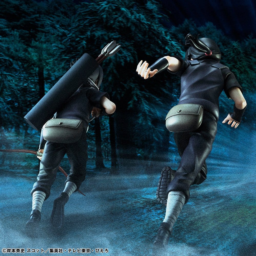 Naruto Shippuden G.E.M. Series PVC Figuren 2er-Pack Itachi Uchiha & Sasuke (Repeat)