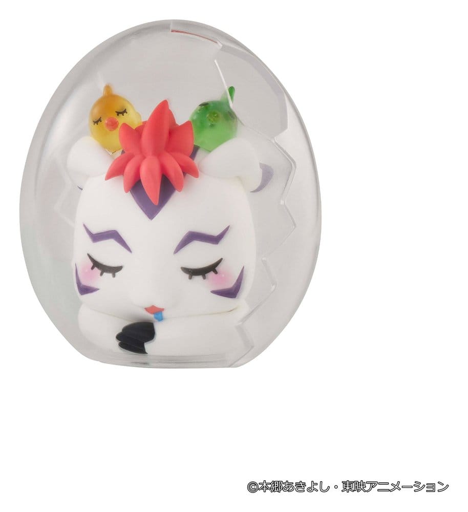 Digimon Adventure Mega Egg Figure Minifiguren Good Night Digicolle! 8 cm Blind Box Display (8)