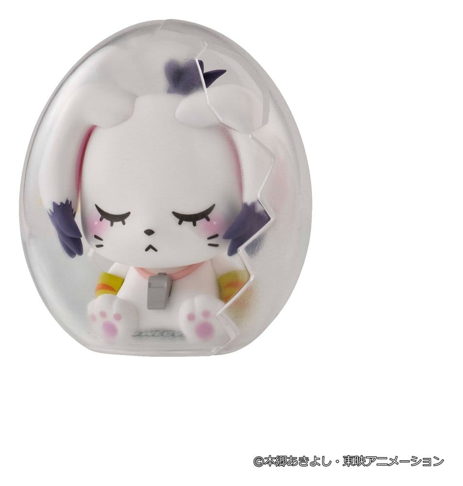 Digimon Adventure Mega Egg Figure Minifiguren Good Night Digicolle! 8 cm Blind Box Display (8)