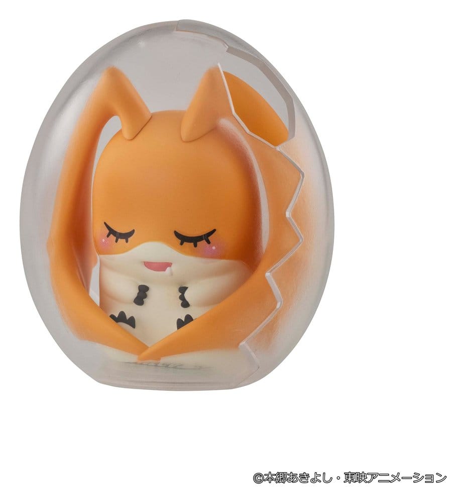Digimon Adventure Mega Egg Figure Minifiguren Good Night Digicolle! 8 cm Blind Box Display (8)