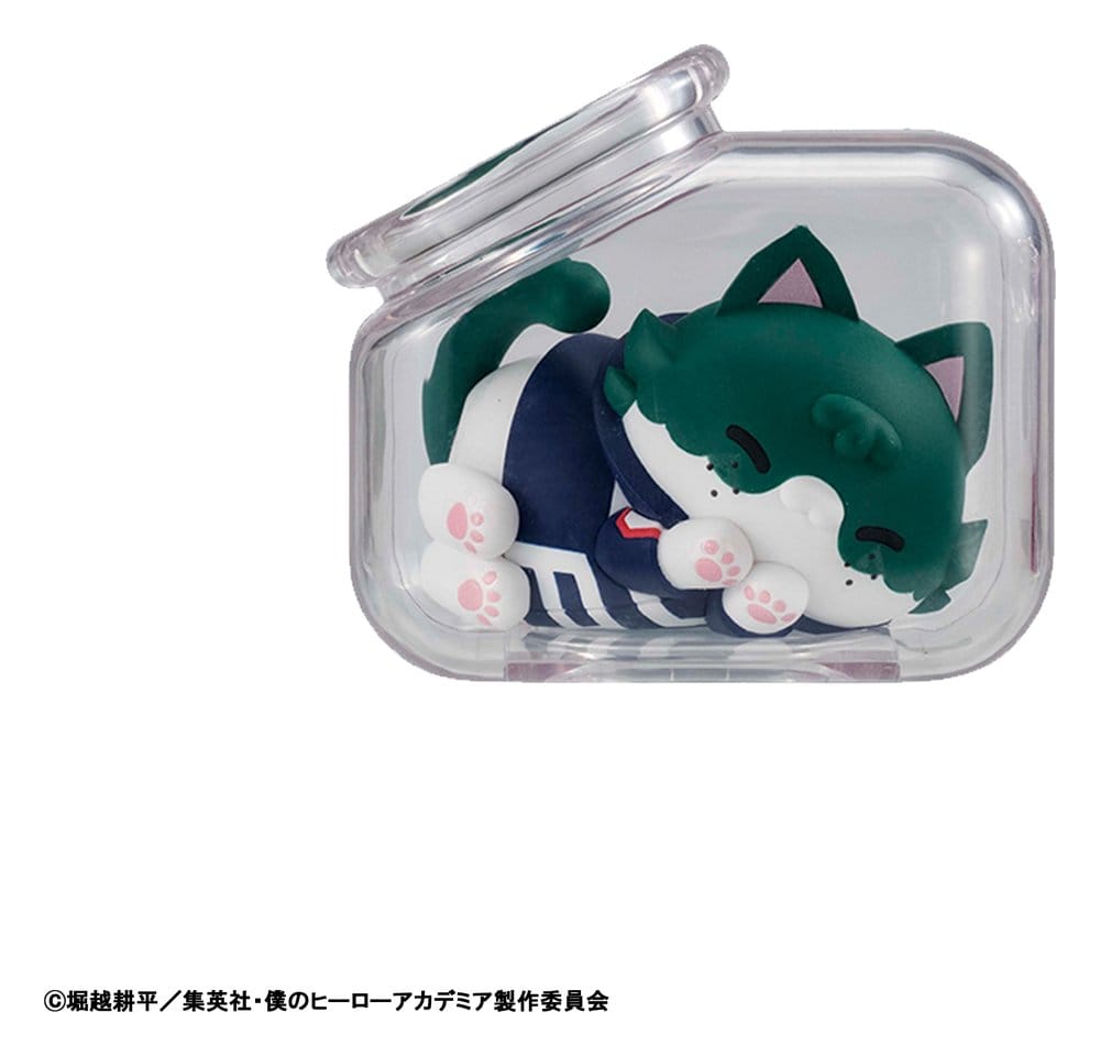 My Hero Academia Mega Cat Project Minifiguren Good Night Heroaca Cats 6 cm Blind Box Display (8)