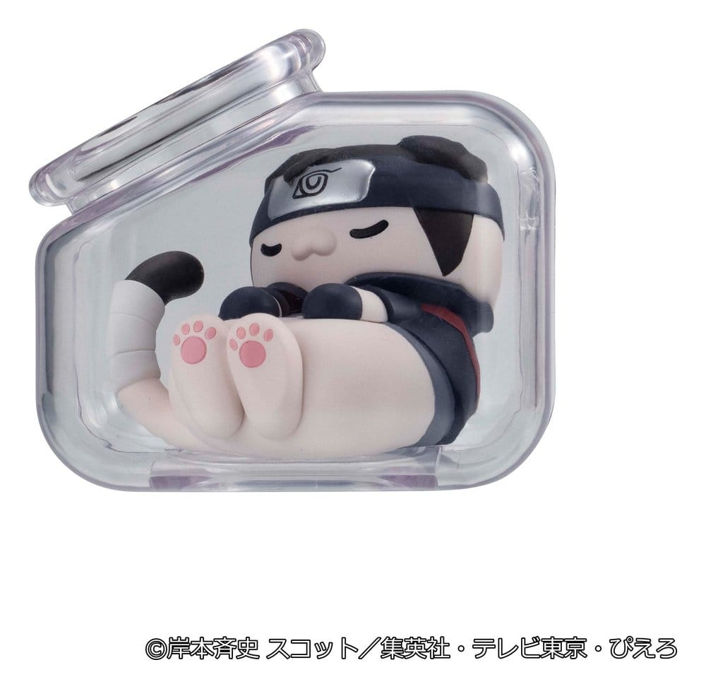 Naruto Shippuden Mega Cat Project Minifiguren Good Night Nyaruto! Gathering Akatsuki Edition Vol. 1 6 cm Blind Box Display (8)
