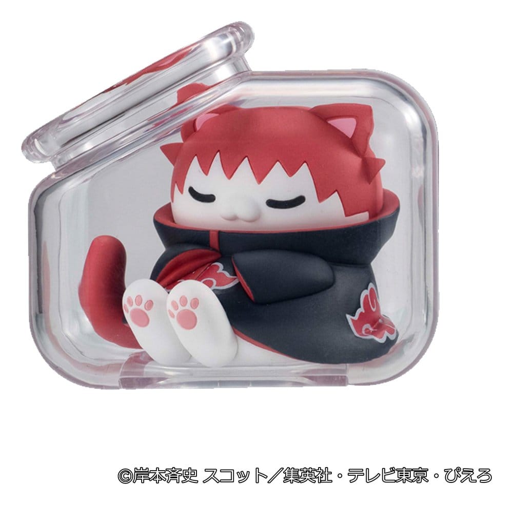 Naruto Shippuden Mega Cat Project Minifiguren Good Night Nyaruto! Gathering Akatsuki Edition Vol. 1 6 cm Blind Box Display (8)
