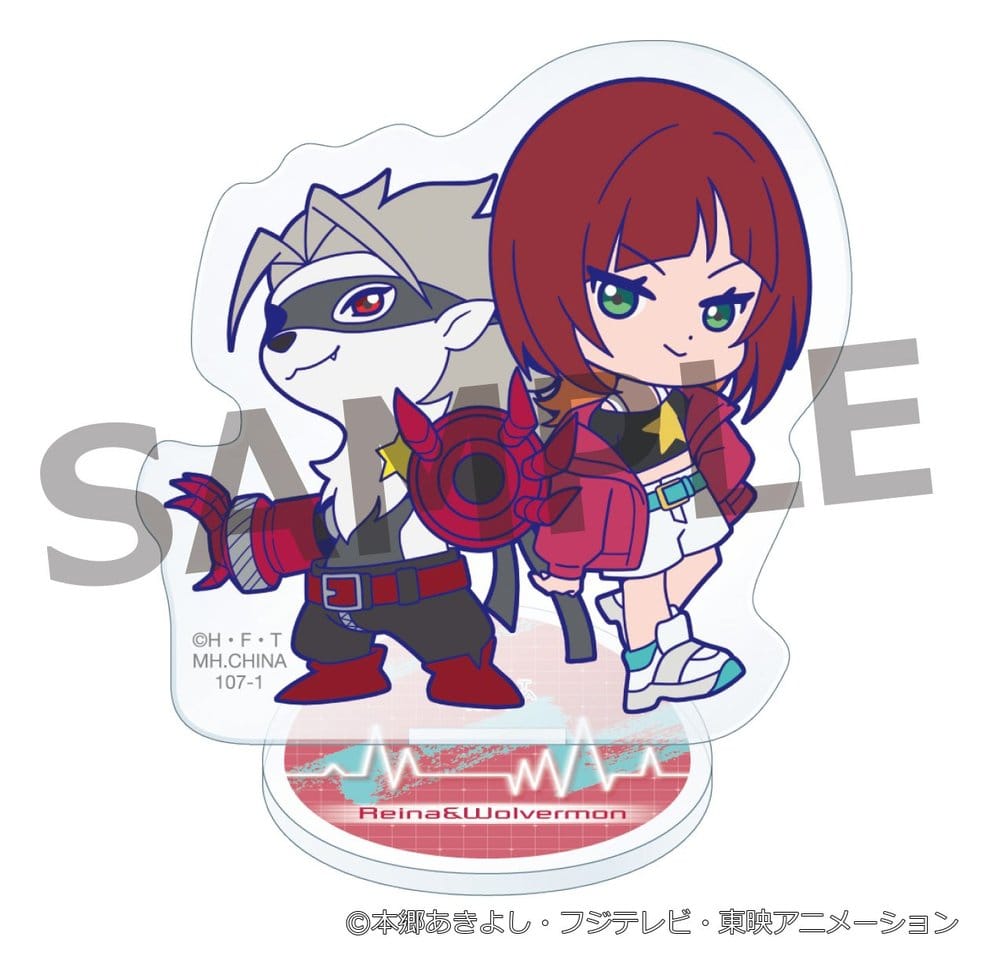 Digimon Buddycolle Acrylaufsteller Beatbreak 6 cm Blind Box Display (6)