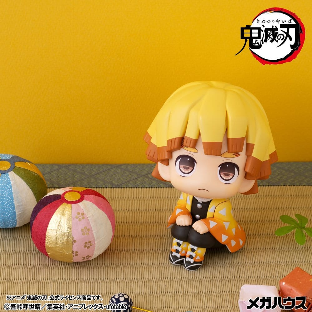 Demon Slayer: Kimetsu no Yaiba Look Up PVC Figur Zenitsu Agatsuma Grumpy Ver. 11 cm
