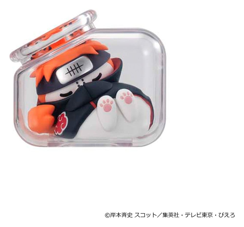 Naruto Shippuden Mega Cat Project Minifiguren Good Night Nyaruto! Gathering Akatsuki Edition Vol. 2 6 cm Blind Box Display (8)