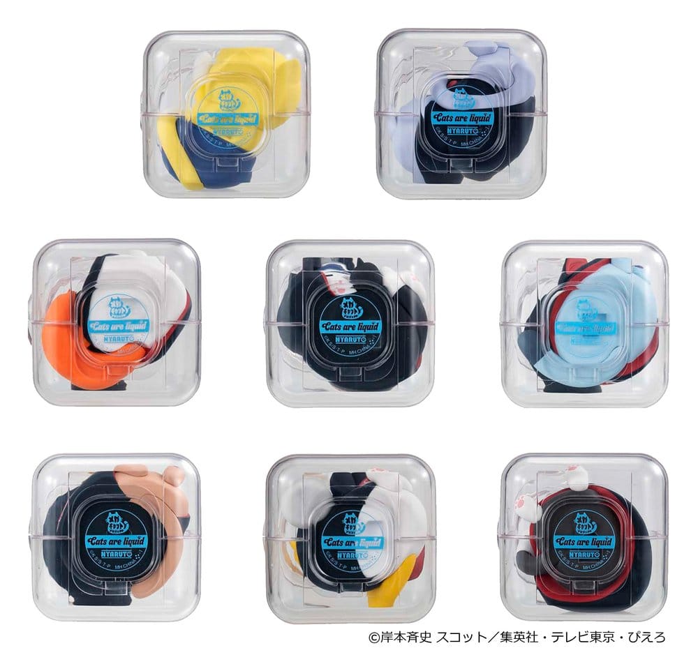 Naruto Shippuden Mega Cat Project Minifiguren Good Night Nyaruto! Gathering Akatsuki Edition Vol. 2 6 cm Blind Box Display (8)