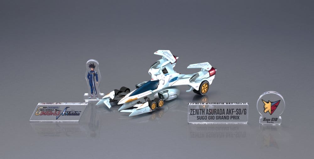 Future GPX Cyber Formula Cyber Formula Collection -Heritage Edition- Fahrzeug DX Asurada Zenith Asurada AKF-S0/G Roll Out Set 15 cm