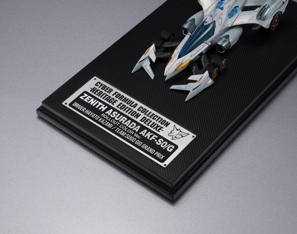Future GPX Cyber Formula Cyber Formula Collection -Heritage Edition- Fahrzeug DX Asurada Zenith Asurada AKF-S0/G Roll Out Set 15 cm