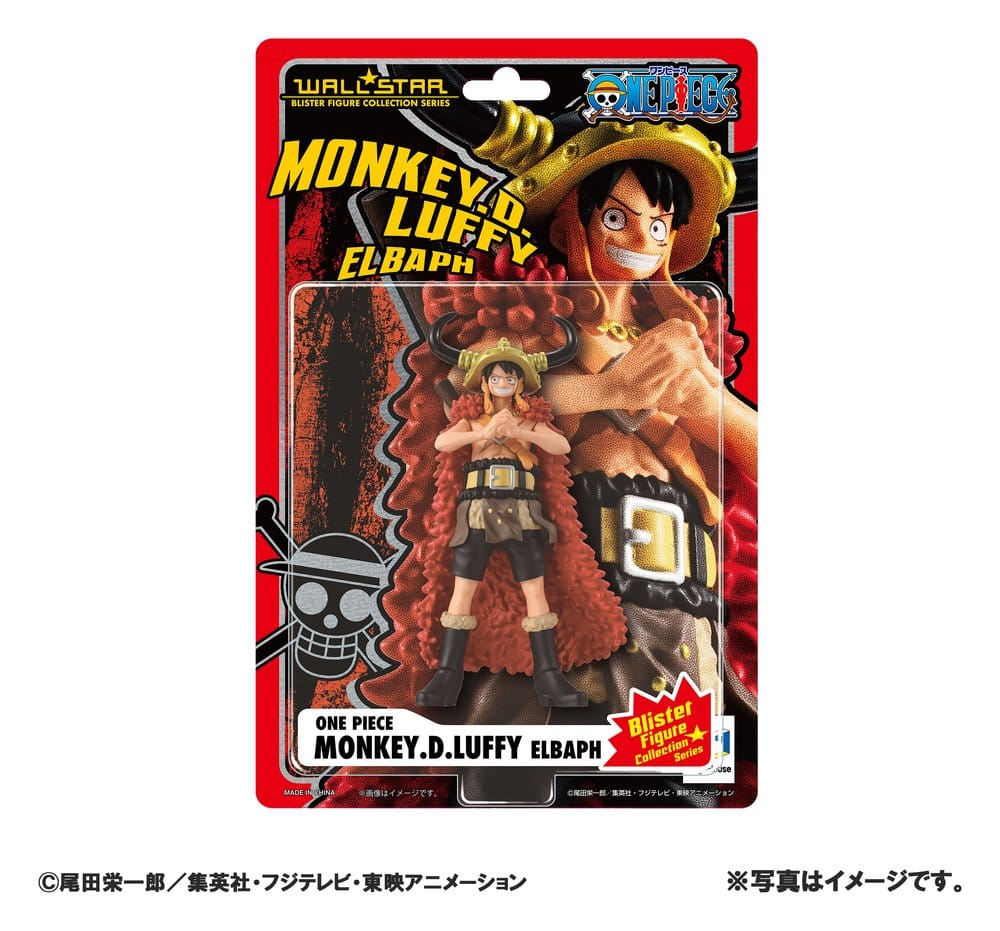 One Piece Wallstar PVC Figur Monkey D. Ruffy Elbaph Arc 11 cm
