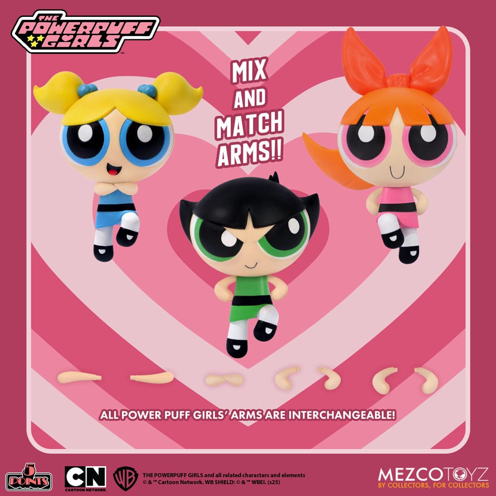 The Powerpuff Girls 5 Points Actionfiguren 10 cm Sortiment (16)