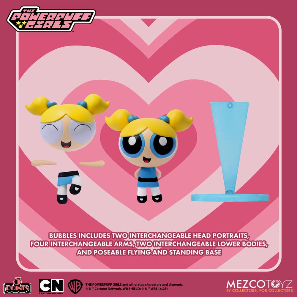 The Powerpuff Girls 5 Points Actionfiguren 10 cm Sortiment (16)