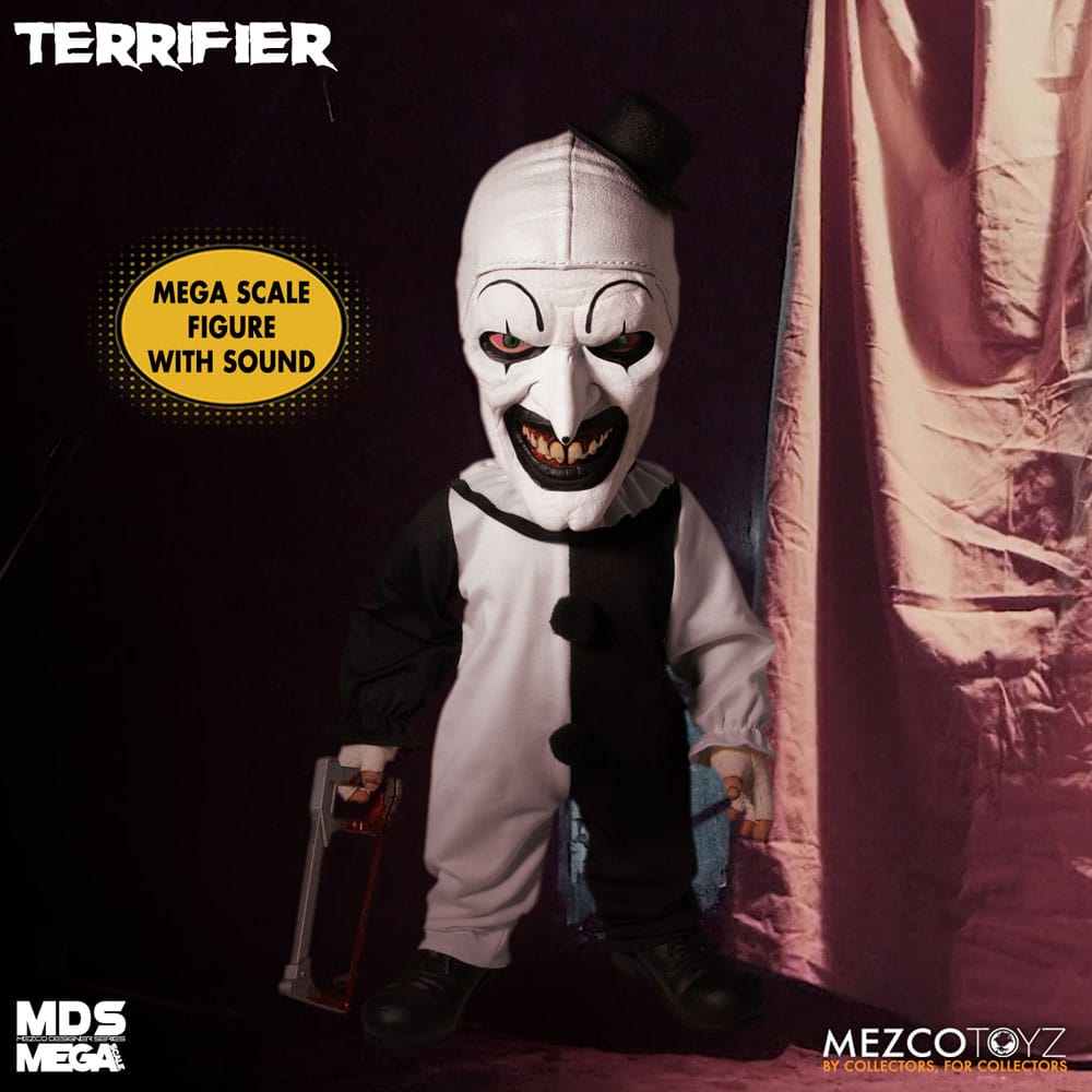 Terrifier MDS Mega Scale Puppe Art the Clown with Sound 38 cm