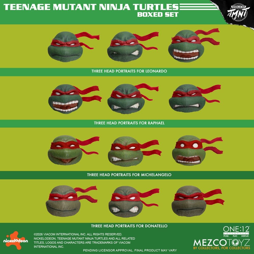 Teenage Mutant Ninja Turtles One:12 Collective Actionfiguren 1/12 Boxed Set 17 cm